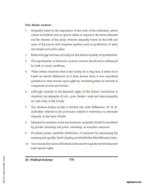 Image result for Class 11 Political Science Chapter Equality Exercise Short-Answer