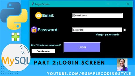 Simple Registration Form in Python with Database SQL 的图像结果