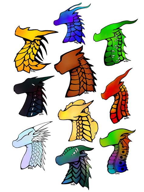 Wings of Fire Tribes - Ink Style by TheWingsGuard on DeviantArt