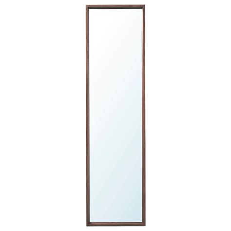 NISSEDAL mirror, walnut effect, 40x150 cm (153/4x59") - IKEA