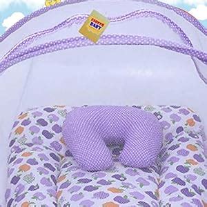 Fareto Combo of Baby Mattress with Net | Sleeping Bag | 4 Pcs Bedding ...