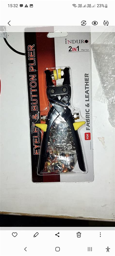INDURO Eyelet & SNAP Button PLIER : Amazon.in: Home Improvement