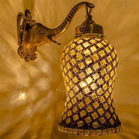 DEVBEADS Elephant Wall Bracket Light (Corded-Electric, Glass) : Amazon ...