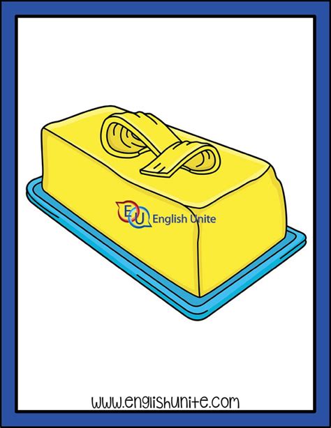 English Unite - Pairs Clip Art - Butter