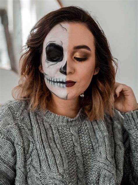 Cute Skeleton Makeup For Kids