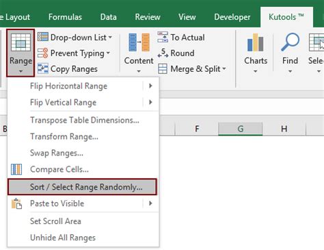 Randomly Sort Cells in Excel 的图像结果