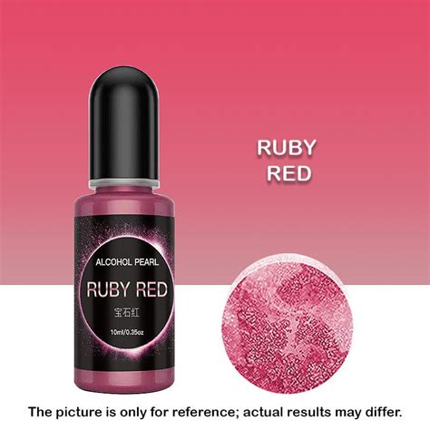 Ruby Red Metallic Alcohol Ink – Shrebhavi - Resin Art & Material Shop