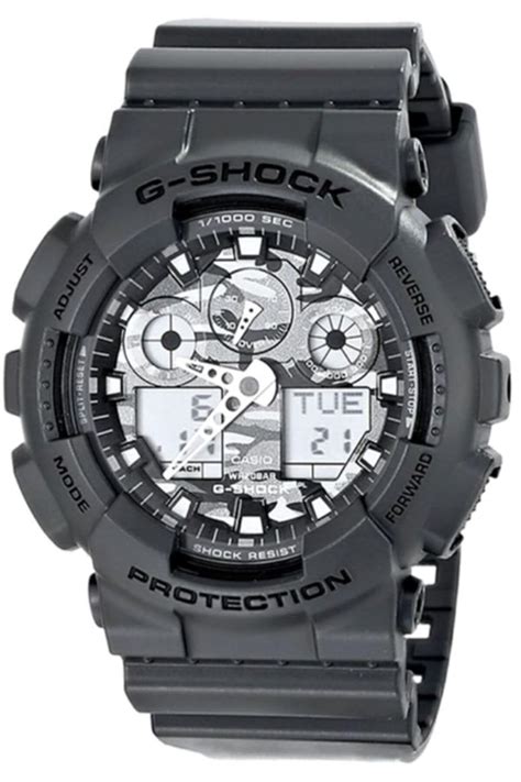 Casio G-Shock Analog-Digital Grey Dial Men's Watch-GA-100CF-8ADR (G521 ...
