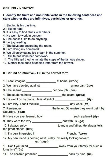 Worksheet of verbs .Infinitive and non-infinitive spamers go away ...