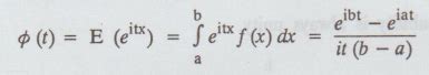 Uniform distribution (or) Rectangular Distribution - Random variables