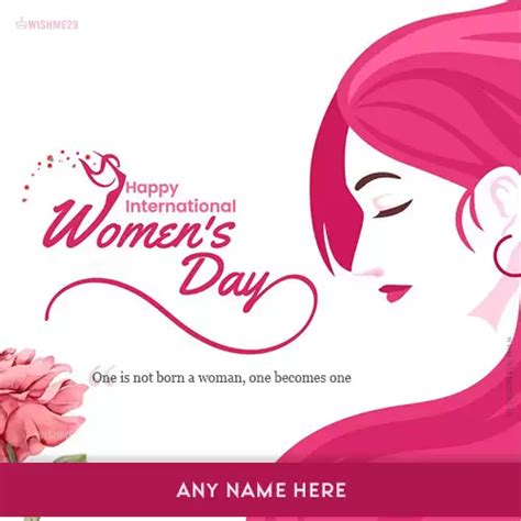 Women's Day 2025 Images With My Name And Picture Download