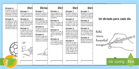 9 Dictados para 4 de Primaria: B y V, G y J, tildes, etc.