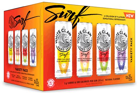 White Claw Surf™ Variety Pack | White Claw® Hard Seltzer Canada