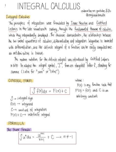 Integral Calculus Engineering Math 的图像结果