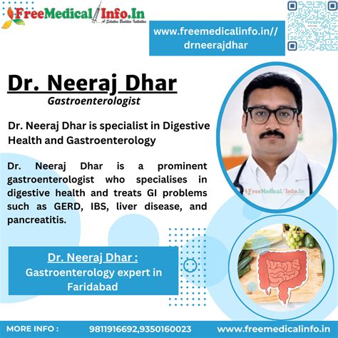 Dr. Neeraj Dhar: Specialist in Digestive Health and Gastroenterology
