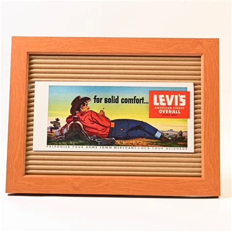 50's Levi's Advertising Ink Blotter 32 | Button Works Store ボタンワークス