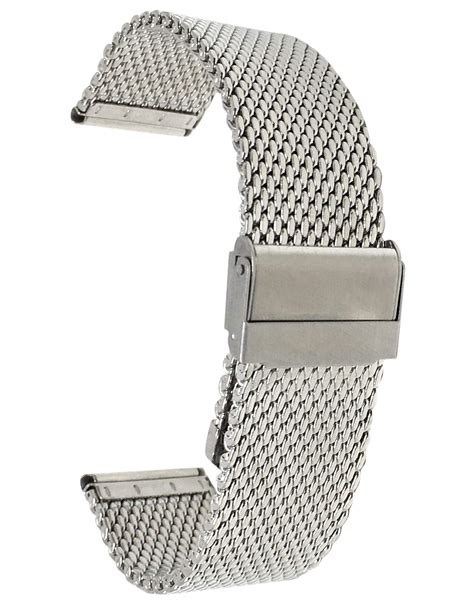 Buy BandiniStainless Steel Mesh Watch Band, Thick, Metal Mesh Watch ...