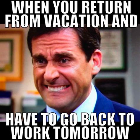 Going Back To Work After Vacation Meme