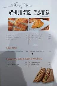 Menu of Nik Baker, Punjabi Bagh Extn, New Delhi | August 2024