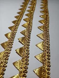 Triangle Design Border, Samosa Patti Lace Border Material for Dupatta ...