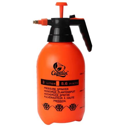 Captain 3L Garden Pressure Sprayer| Sprayer Pump | Spray Bottles | Lawn ...