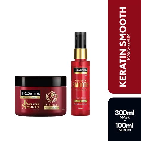 Try TRESemmé Keratin Smooth Mask 300ml+Serum 100ml Combo | TRESemmé