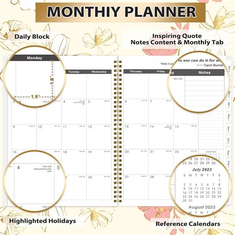 Buy 2023-2025 Monthly Planner/Calendar - 2 Year Monthly Planner 2023 ...
