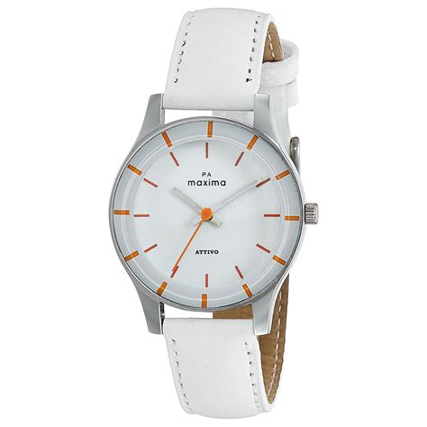 Maxima ATTIVO Women White Dial Analogue Watch - 63781LMLI