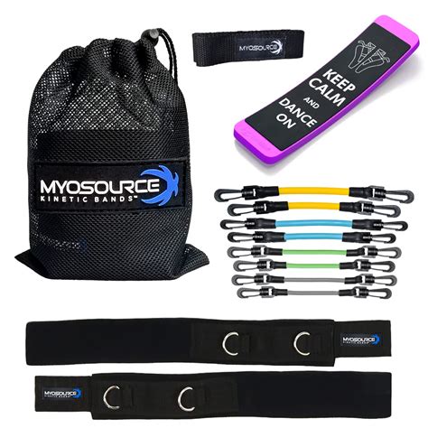 Kinetic Bands All-Star Dance Kit - Leg Resistance Bands, Body ...