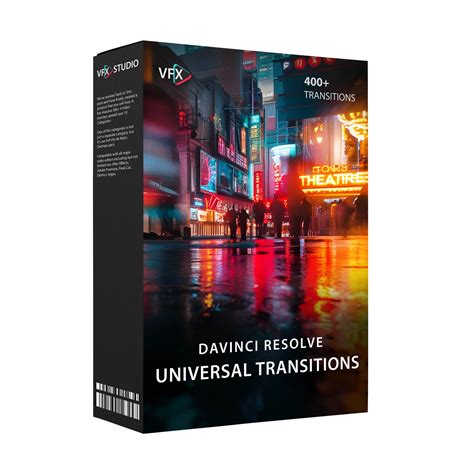 400+ DaVinci ResolveUniversal Transitions Bundle