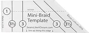 Seams Like A Dream Quilt Designs SLD1620 Mini Braid Template Rulers ...