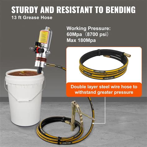 VEVOR Grease Pump, Air Grease Pump with 13 ft High India | Ubuy