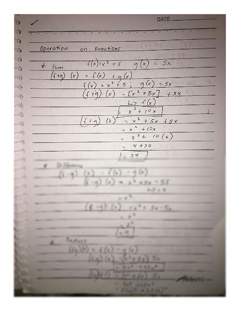 Image result for How to Solve Operation On Function