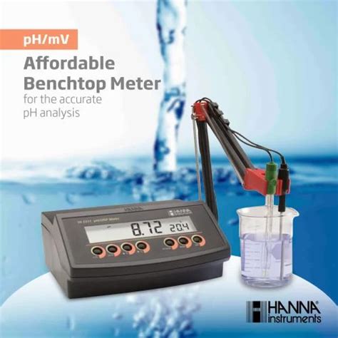 Digital Ph Meter - Hanna Ph Benchtop Meter Hi 2211-02 Manufacturer from ...