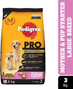 PEDIGREE Starter Large Breed (3-12 Weeks) Chicken 3 kg Dry Adult, New ...