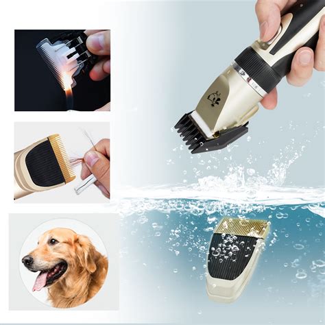 Rechargeable Pet Grooming Hair Clipper Pet Grooming Kit Professional ...