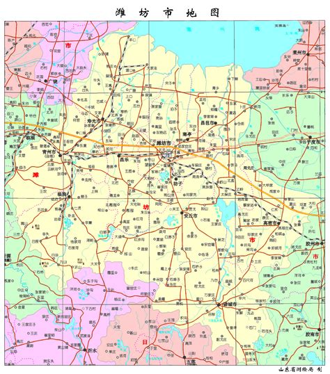潍坊市地图 潍坊市行政区划地图 潍坊市辖区地图 潍坊市街道地图 潍坊