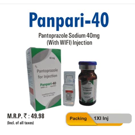 Panpari-40 Injection Elisa Biotech Pvt Ltd