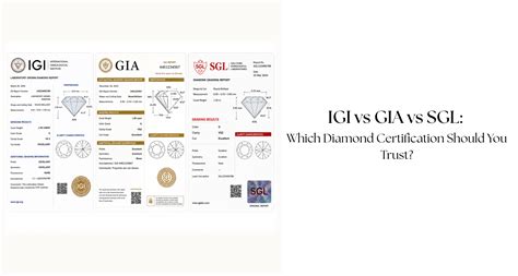 IGI vs GIA vs SGL: Which Diamond Certification Should You Trust? – Lukson