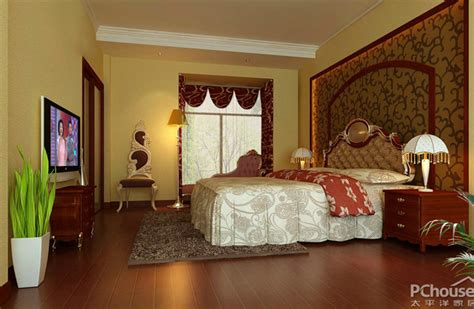 欧美风复式卧室装修效果图2014图片_太平洋家居网图库