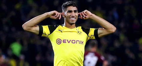 Achraf Hakimi: The 19YearOld Who Assisted 3 Out Of 4 Borussia Dortmund ...