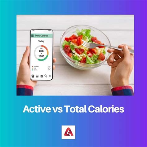 Active vs Total Calories: Difference and Comparison