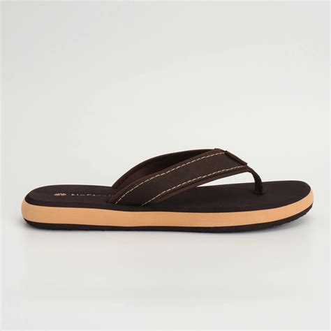 Canvas Brown Slippers for Men – Trendy Comfort for Daily Use (AN4)