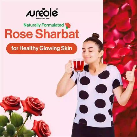 Organic Rose Sharbat – Aureole Farms