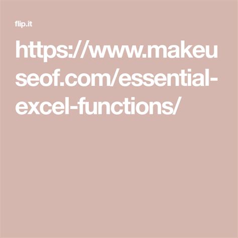 Image result for Excel Functions for Beginners