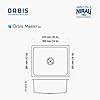 NIRALI NG Orbis Kitchen SInk (SS-304) (Glossy, 16 inch x 14 inch ...