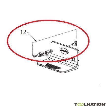 Lamello 251046 CLAMP COMPLETE FOR ANGLE STOP ZETA/TOP 21