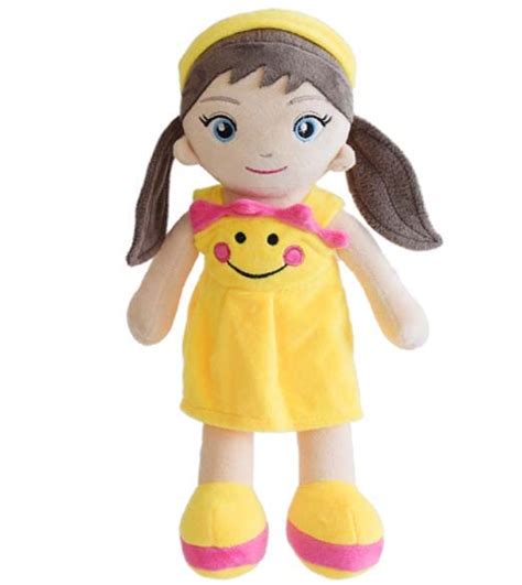 Buy Mirada-38 cm Sunshine Doll- Light Yellow Online at Low Prices in ...