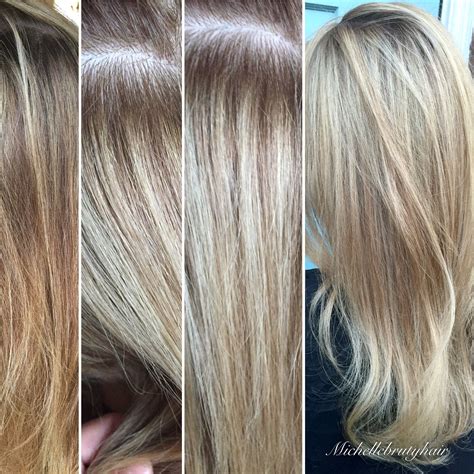 Grown out warm highlights weaved and Balayaged then Shadowrooted and ...