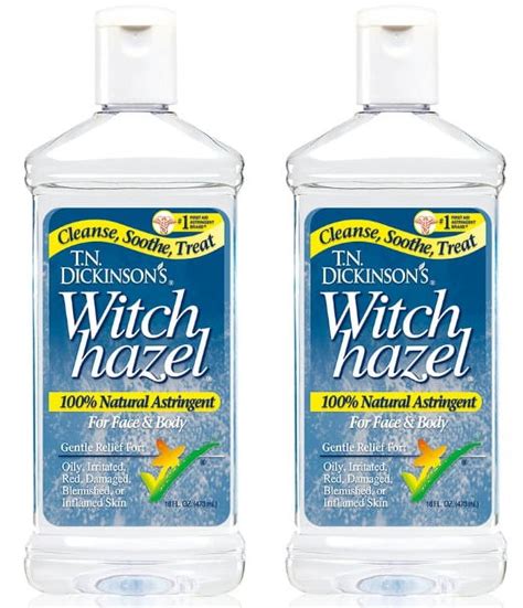 (2 Pack)T.N. Dickinson's Witch Hazel 100% Natural Astringent By ...